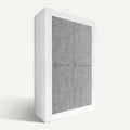 **Technische titel: Moderne kasten met minimalistisch ontwerp en betonnen uitstraling**