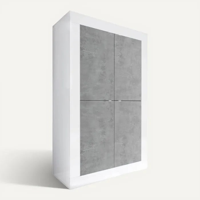 **Technische titel: Moderne kasten met minimalistisch ontwerp en betonnen uitstraling**