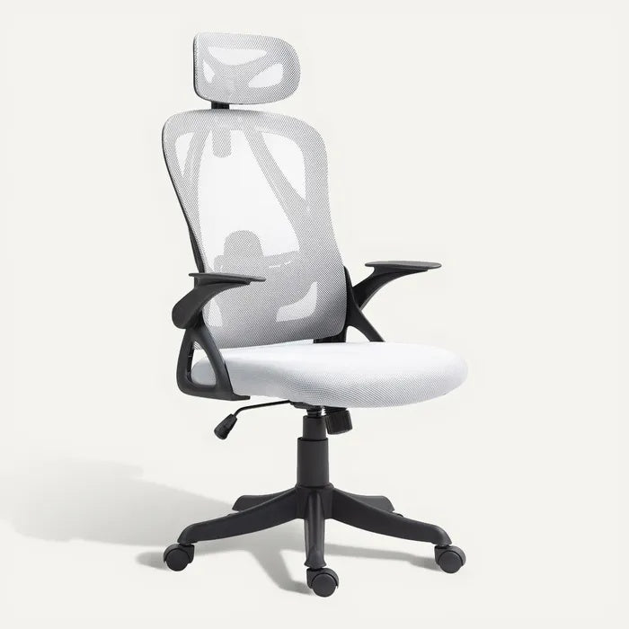 **Ergonomische bureaustoel met ademend mesh en verstelbare rugleuning**